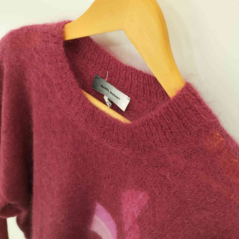 イザベルマラン ISABEL MARANT モヘア混 ローゲージ ロゴ L/S ニット メンズ JPN:M