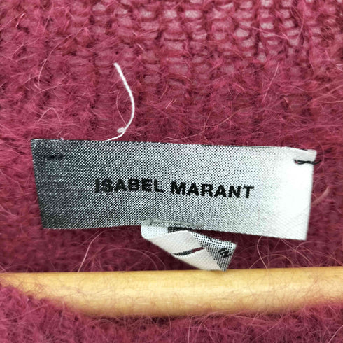 イザベルマラン ISABEL MARANT モヘア混 ローゲージ ロゴ L/S ニット メンズ JPN:M