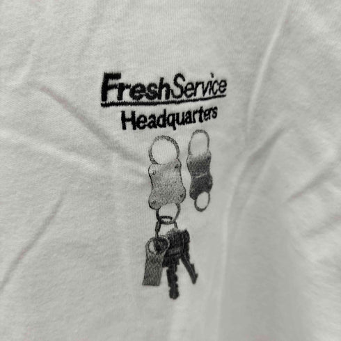 フレッシュサービス Fresh Service 両面プリント S/S Tシャツ メンズ FREE