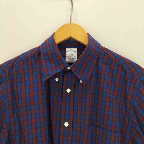 ブルックスブラザーズ BROOKS BROTHERS REGENT FIT ボタンダウン チェックシャツ メンズ JPN:M
