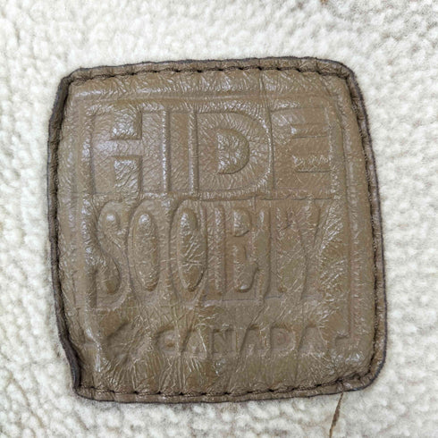 HIDE SOCIETY スウェードボアコート ムートンジャケット メンズ