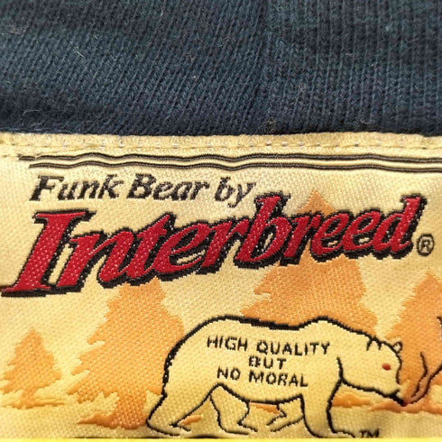 インターブリード INTERBREED FUNK BEAR プリントパーカー メンズ import:L