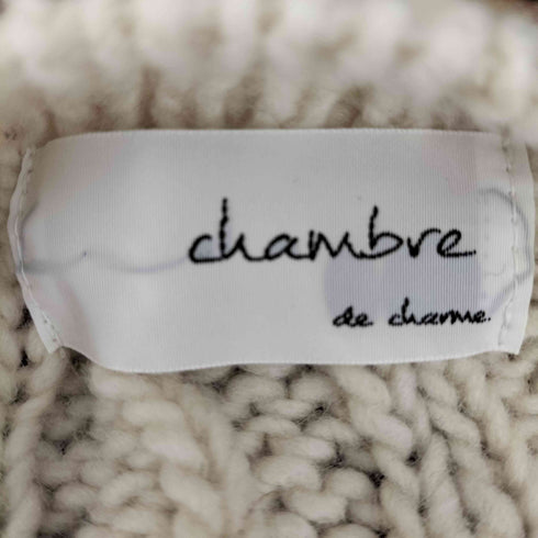 chambre de charme 22AW ペルーハンドニット りんごの花プルオーバー レディース FREE