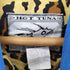 HOT TUNA made in usa レオパード切り替え フーディーナイロンジャケット レディース US:8
