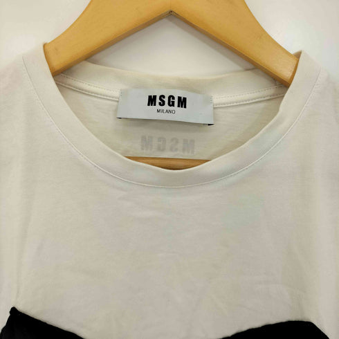 エムエスジーエム MSGM スカーフドッキングカットソー レディース import:L