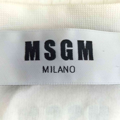 エムエスジーエム MSGM スカーフドッキングカットソー レディース import:L