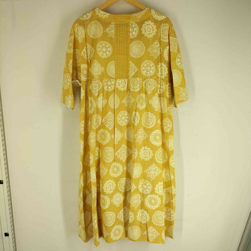 ジェーンマープルドンルサロン Jane Marple Dans Le Salon 総柄コットンワンピース 半袖 レディース JPN:M