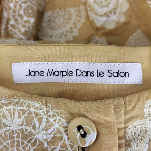 ジェーンマープルドンルサロン Jane Marple Dans Le Salon 総柄コットンワンピース 半袖 レディース JPN:M