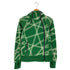 ザノースフェイス THE NORTH FACE 総柄 アシンメトリー ジップアップパーカー レディース import:S