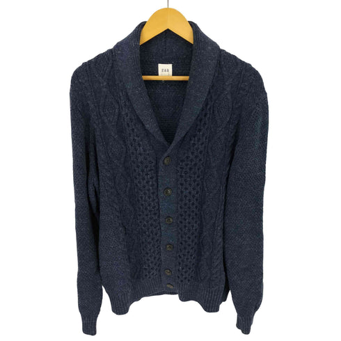 ギャップ Gap ショールカラ―ケーブルニットカーディガン メンズ import:XL