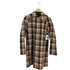 マッキントッシュフィロソフィー MACKINTOSH PHILOSOPHY 104 FOX BROTHER チェック コットンリネン ゴム引きコート メンズ UK:36