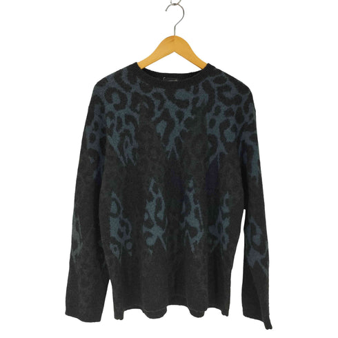 ラッドミュージシャン LAD MUSICIAN 17AW モヘア混 レオパードアーガイル柄ニット メンズ JPN:44