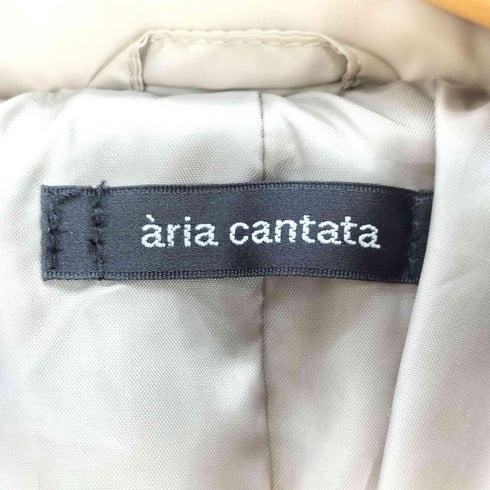aria cantata ジップアップ ロングダウンコート レディース 11