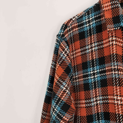 ザラ ZARA チェックシャツジャケット メンズ JPN:XL