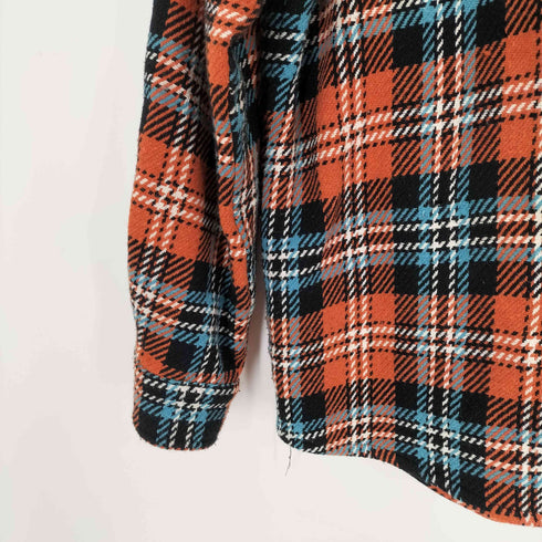 ザラ ZARA チェックシャツジャケット メンズ JPN:XL