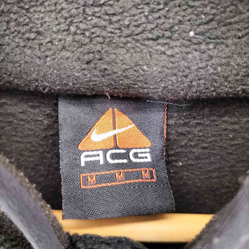 ナイキエーシージー NIKE ACG 90S THERMA-FIT ロゴ刺繍 フリースベスト メンズ import:M