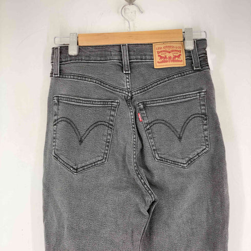 リーバイス Levis RIBCAGE BOOT ブラックデニムパンツ レディース 28