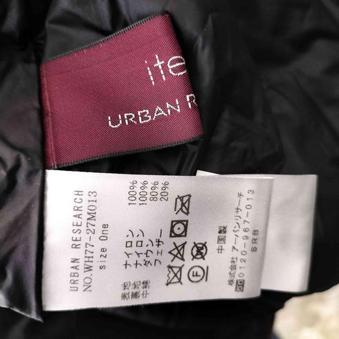 アイテムズ アーバンリサーチ ITEMS URBAN RESEARCH リバーシブルダウンジャケット フルジップ レディース ONE SIZE