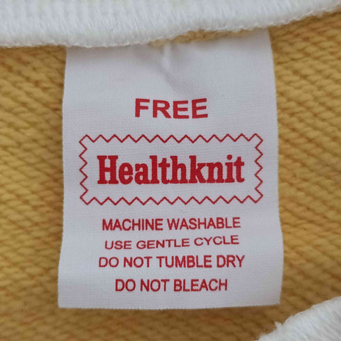 ヘルスニット Healthknit クラシック スウェット レイヤード クルーネック メンズ FREE