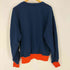アーティスト Navy×Orange Logo Sweat Tops メンズ JPN:L