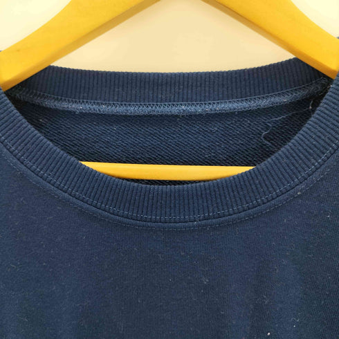 アーティスト Navy×Orange Logo Sweat Tops メンズ JPN:L