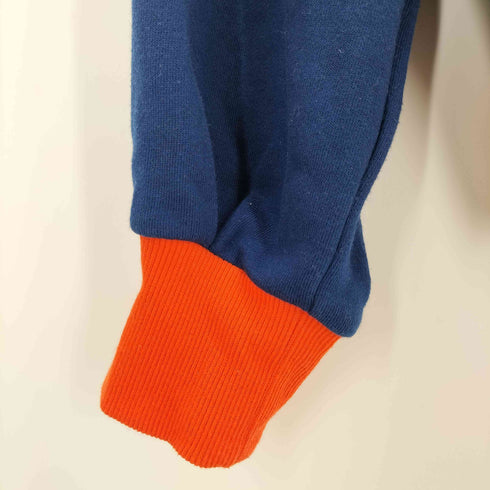 アーティスト Navy×Orange Logo Sweat Tops メンズ JPN:L