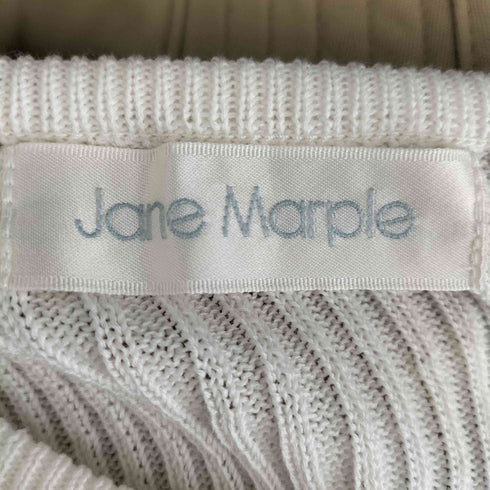 Jane Marple マルチポケット リブニット半袖カーディガン レディース import:M