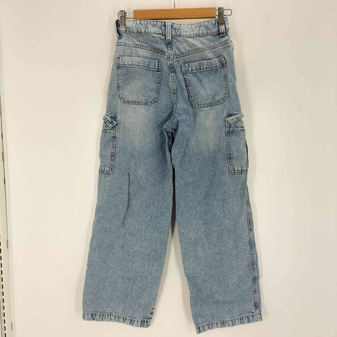 デニムカーゴパンツ レディース 34