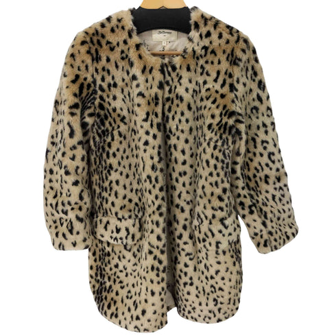 BELLEROSE レオパード柄 ファーコート レディース