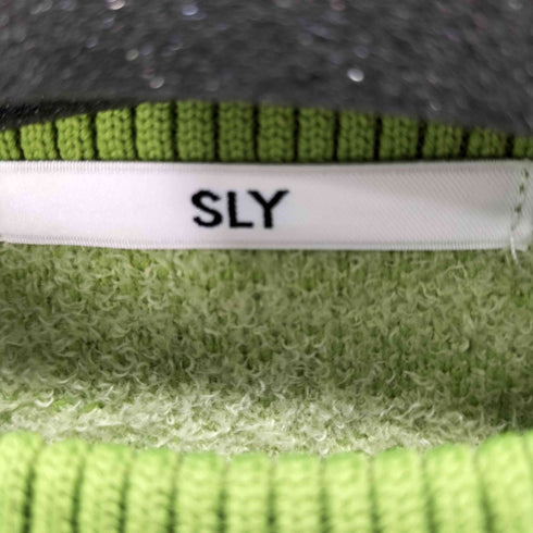 スライ SLY SWIRL PATTERN KNIT トップス レディース FREE