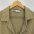 ザラ ZARA 24SS オーバーサイズ ジャカードニット ポロシャツ レディース import:M