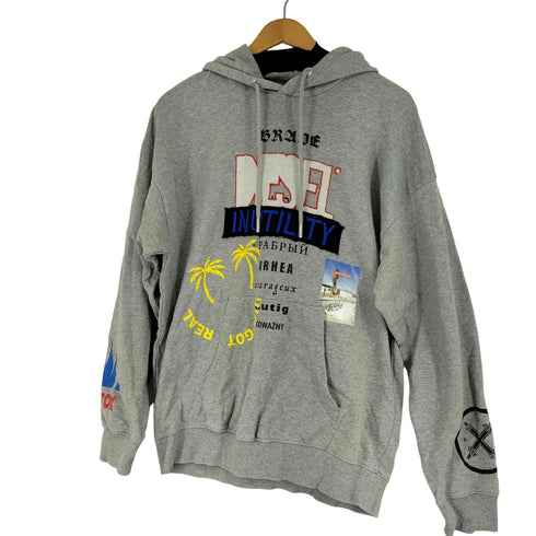 ディーゼル DIESEL 両面デザインプルオーバーパーカー メンズ import:XS