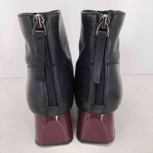 スタッカート STACCATO ジップ ショートブーツ レディース 22.5cm