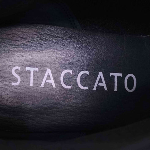 スタッカート STACCATO ジップ ショートブーツ レディース 22.5cm