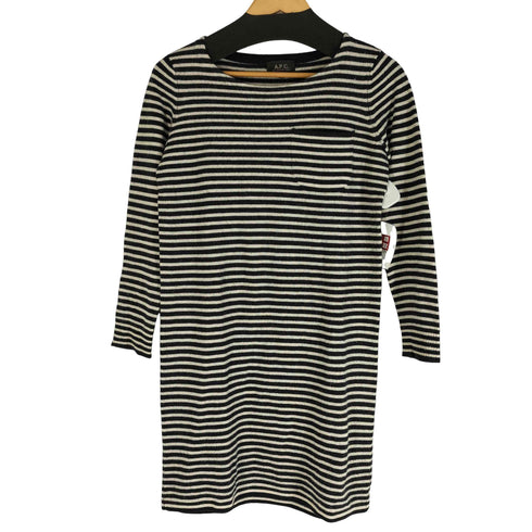 アーペーセー A.P.C. ウールボーダーニットワンピース レディース JPN:S