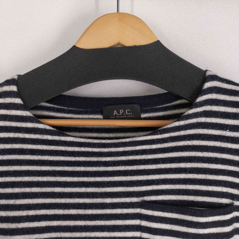 アーペーセー A.P.C. ウールボーダーニットワンピース レディース JPN:S