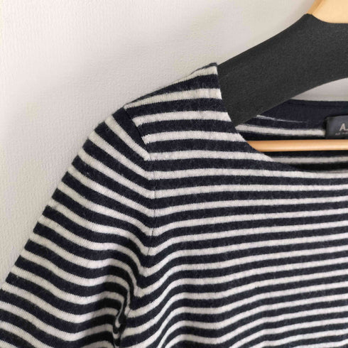 アーペーセー A.P.C. ウールボーダーニットワンピース レディース JPN:S