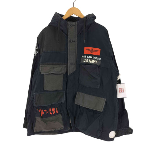 アヴィレックス AVIREX OVER PRINT B.D.U.JACKET メンズ 2XL