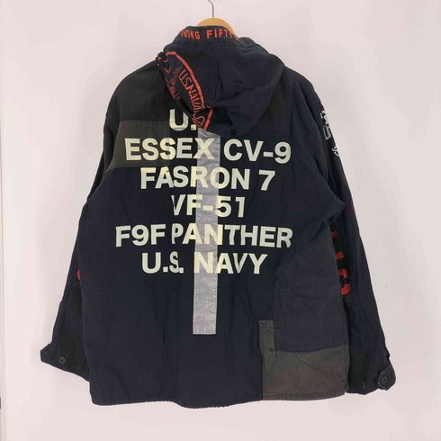 アヴィレックス AVIREX OVER PRINT B.D.U.JACKET メンズ 2XL