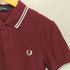 フレッドペリー FRED PERRY ロゴ刺繍 ショートスリーブ ポロシャツ メンズ import:M