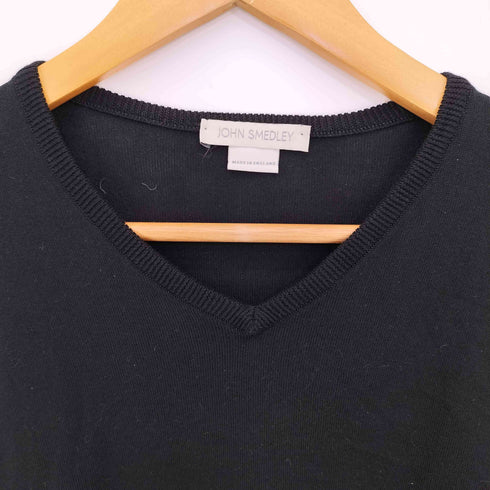 ジョンスメドレー JOHN SMEDLEY イングランド製 Vネックニット メンズ