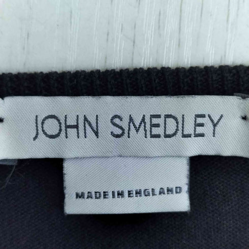 ジョンスメドレー JOHN SMEDLEY イングランド製 Vネックニット メンズ
