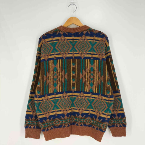 ザラ ZARA ジオメタリックジャガードセーター ニット メンズ import:M