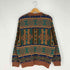 ザラ ZARA ジオメタリックジャガードセーター ニット メンズ import:M