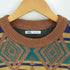 ザラ ZARA ジオメタリックジャガードセーター ニット メンズ import:M