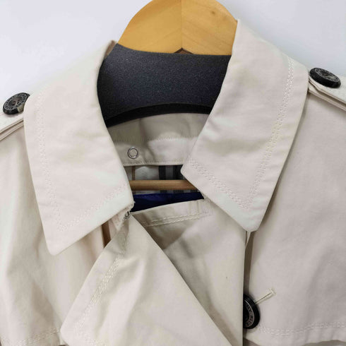 バーバリーロンドン BURBERRY LONDON 裏地チェックコットントレンチコート レディース JPN:36