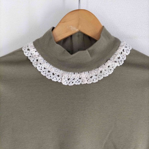 Jane Marple 23AW Royal-fraise lace-trim pullover ロイヤルフライスレーストリムプルオーバー レディース import:M
