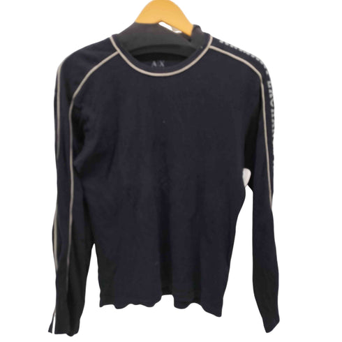 アルマーニエクスチェンジ ARMANI EXCHANGE クルーネック L/S Tシャツ メンズ import:M