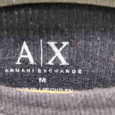 アルマーニエクスチェンジ ARMANI EXCHANGE クルーネック L/S Tシャツ メンズ import:M
