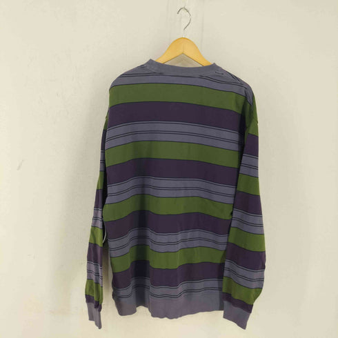 ビームス BEAMS ボーダー クルーイージースウェット メンズ JPN:XL